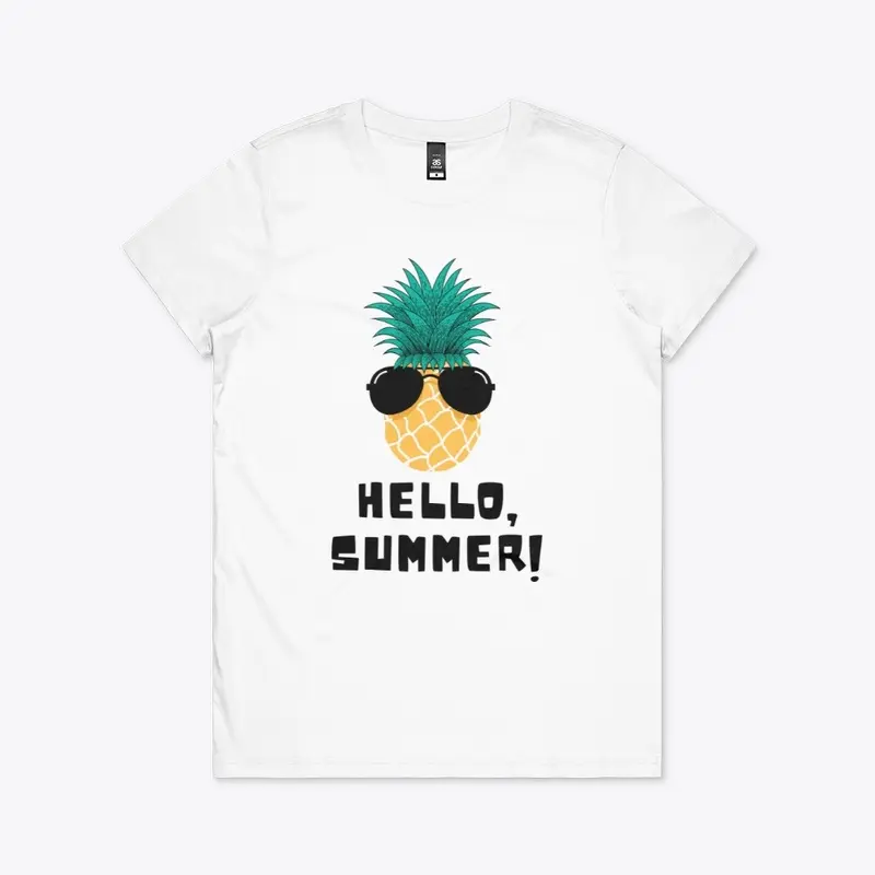 HELLO SUMMER PINAPPLE with SHADES