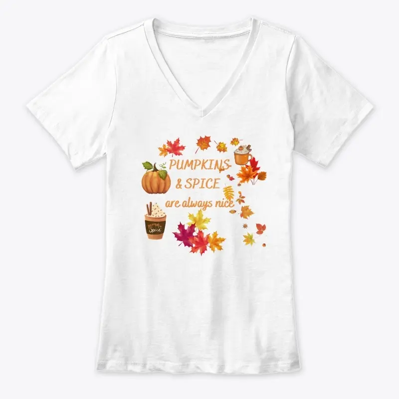 Pumpkins and Spice Tee shirt