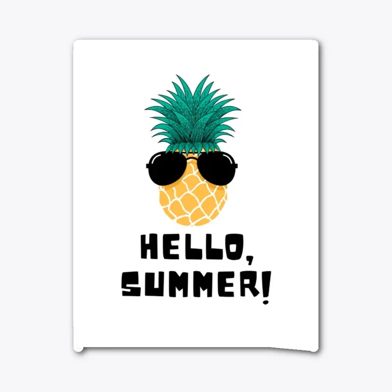 HELLO SUMMER PINAPPLE with SHADES